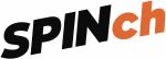 Logo SPINch en negro y naranja, marca de casino online